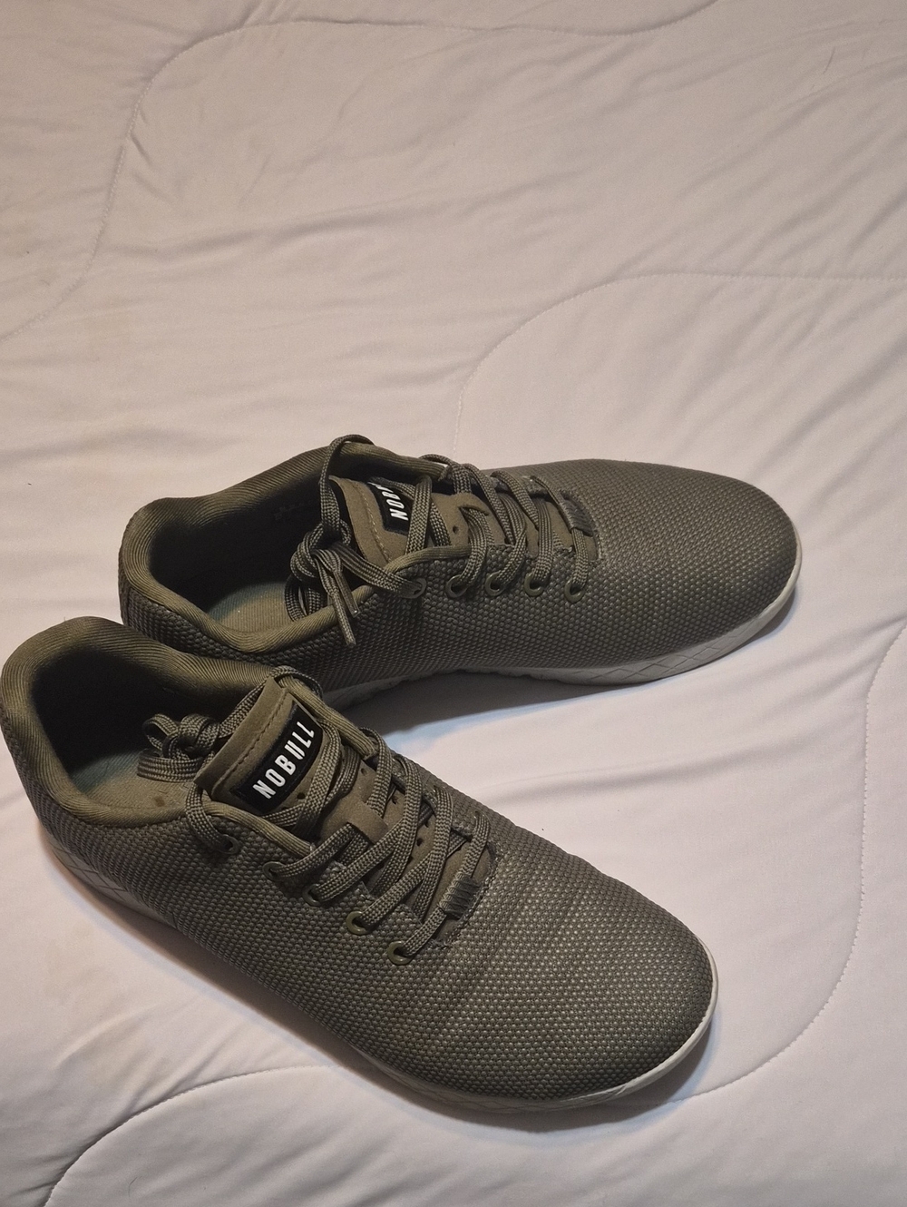 NOBULL Olive Green Knit Low-Top Sneakers